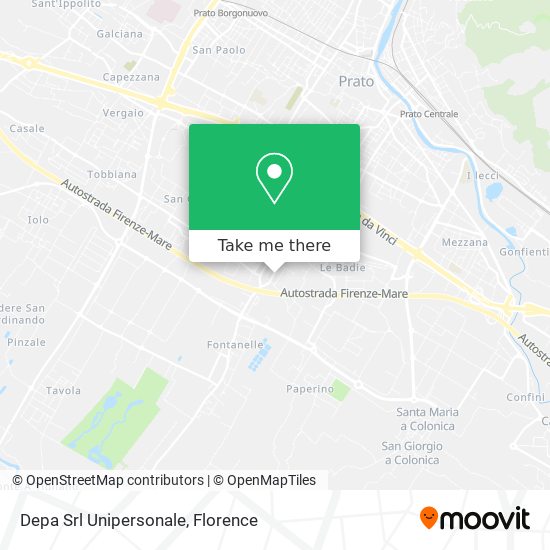 Depa Srl Unipersonale map