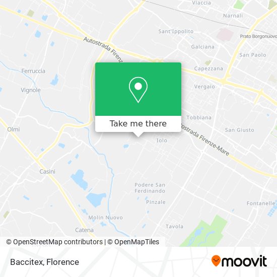 Baccitex map