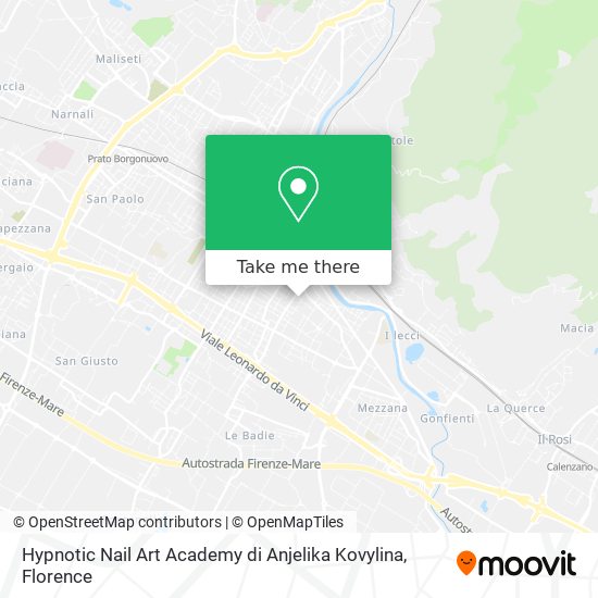 Hypnotic Nail Art Academy di Anjelika Kovylina map