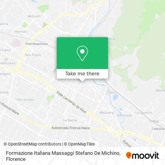 Formazione Italiana Massaggi Stefano De Michino map