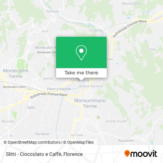Slitti - Cioccolato e Caffè map