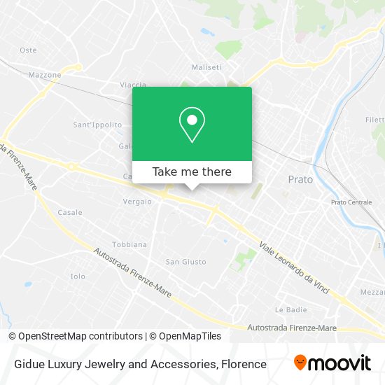 Gidue Luxury Jewelry and Accessories map