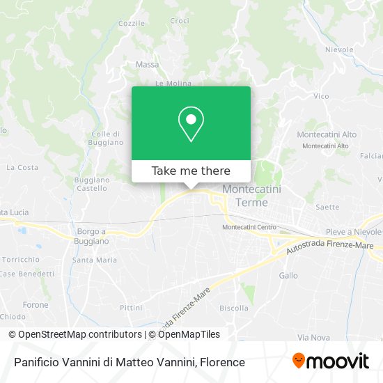 Panificio Vannini di Matteo Vannini map