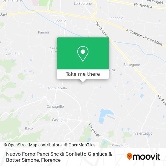 Nuovo Forno Panci Snc di Confietto Gianluca & Botter Simone map