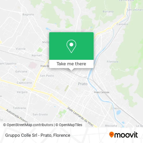 Gruppo Colle Srl - Prato map