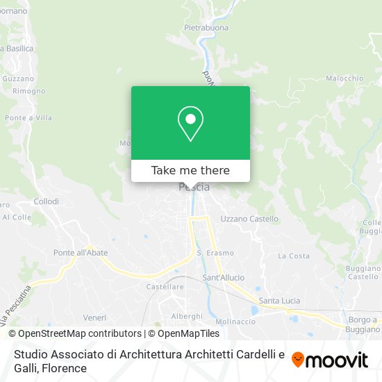 Studio Associato di Architettura Architetti Cardelli e Galli map