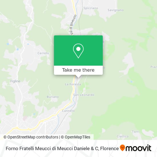 Forno Fratelli Meucci di Meucci Daniele & C map