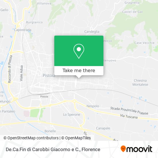 De.Ca.Fin di Carobbi Giacomo e C. map