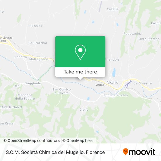 S.C.M. Società Chimica del Mugello map