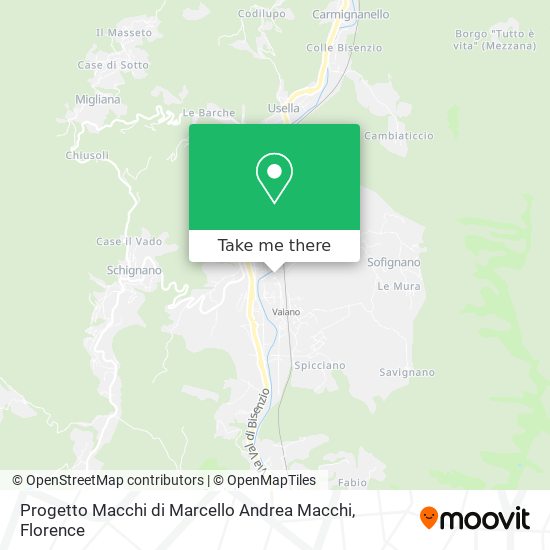 Progetto Macchi di Marcello Andrea Macchi map