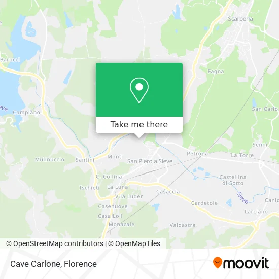 Cave Carlone map