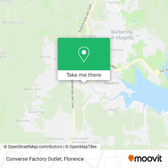 Converse Factory Outlet map