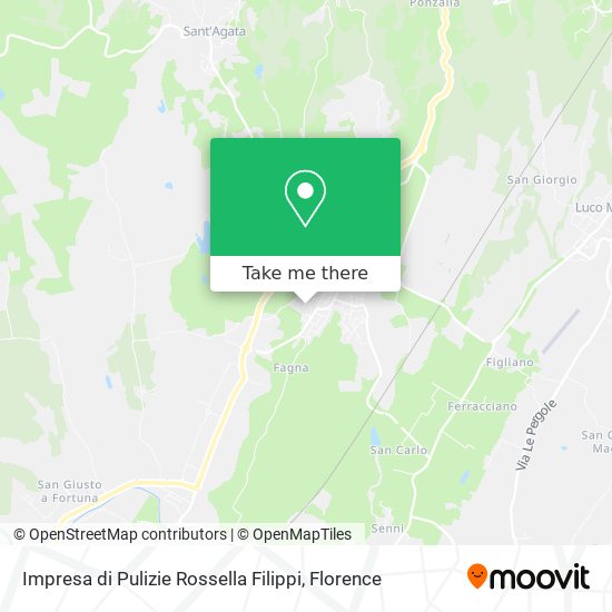 Impresa di Pulizie Rossella Filippi map