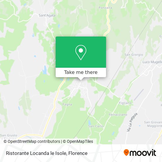 Ristorante Locanda le Isole map