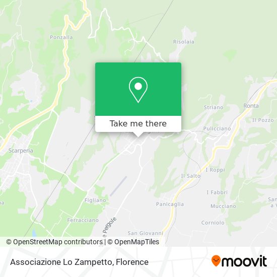 Associazione Lo Zampetto map