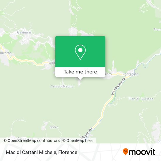 Mac di Cattani Michele map