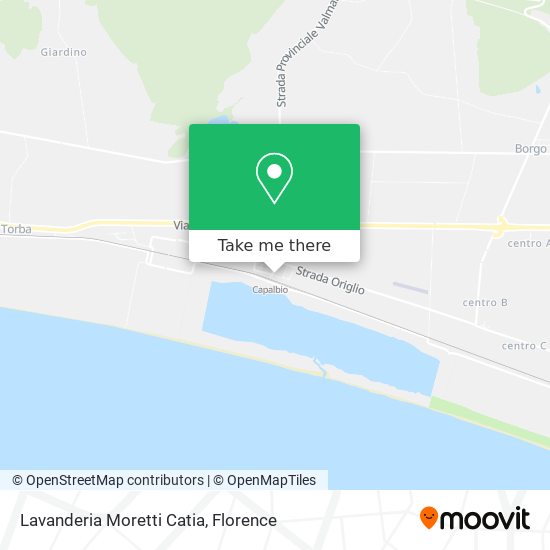 Lavanderia Moretti Catia map