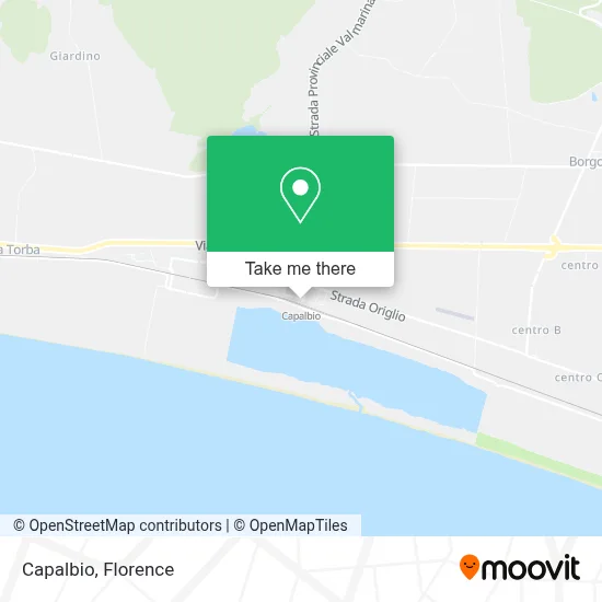 Capalbio map