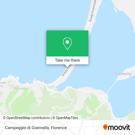 Campeggio di Giannella map