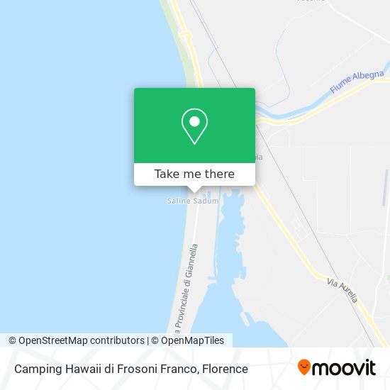 Camping Hawaii di Frosoni Franco map
