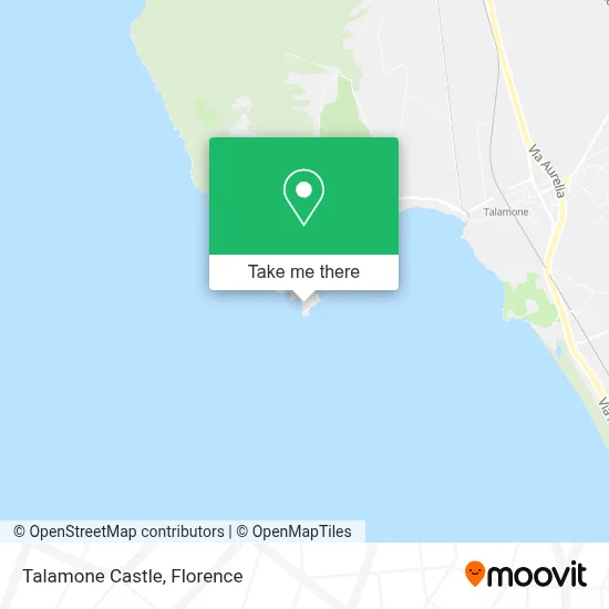 Talamone Castle map