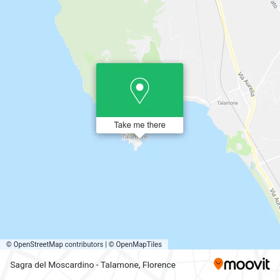 Sagra del Moscardino - Talamone map