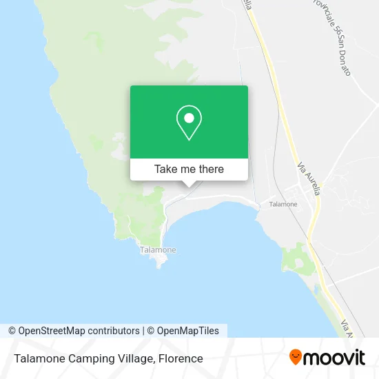 Talamone Camping Village map