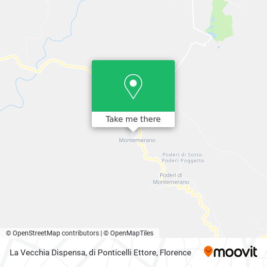 La Vecchia Dispensa, di Ponticelli Ettore map