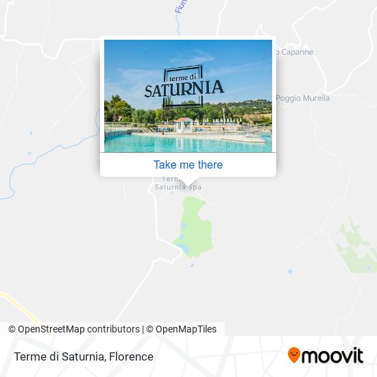 Terme di Saturnia map