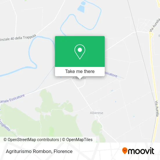 Agriturismo Rombon map