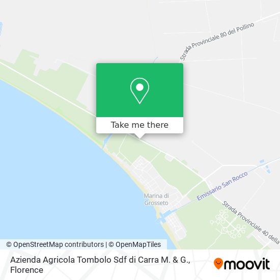 Azienda Agricola Tombolo Sdf di Carra M. & G. map