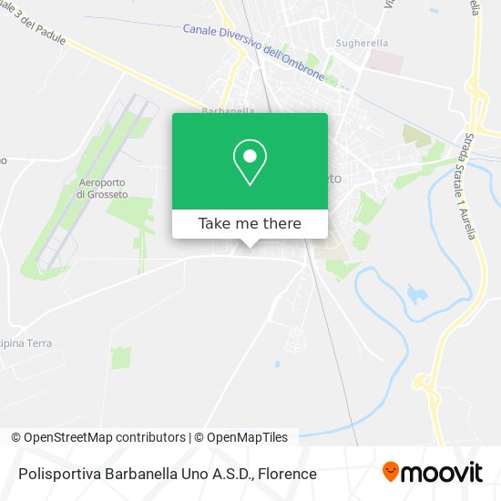 Polisportiva Barbanella Uno A.S.D. map