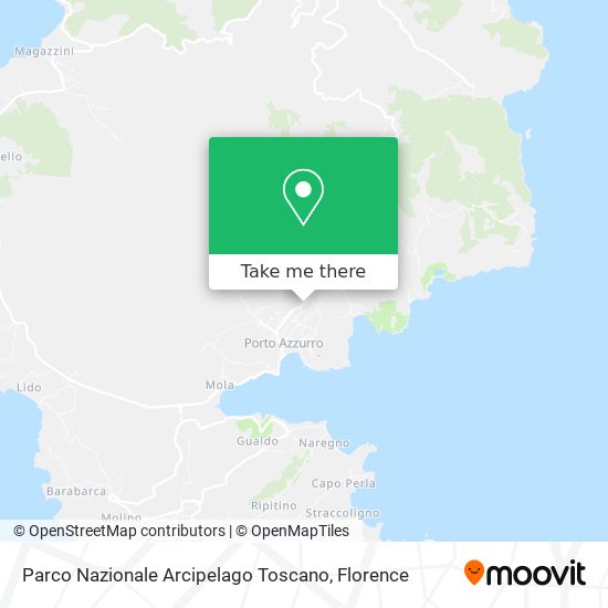 Parco Nazionale Arcipelago Toscano map