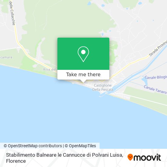 Stabilimento Balneare le Cannucce di Polvani Luisa map