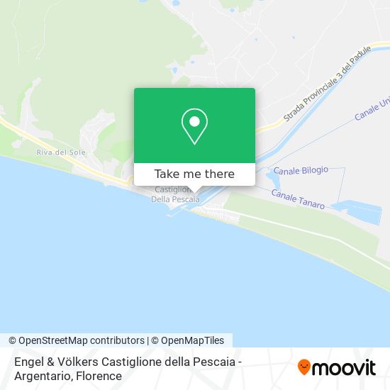 Engel & Völkers Castiglione della Pescaia - Argentario map