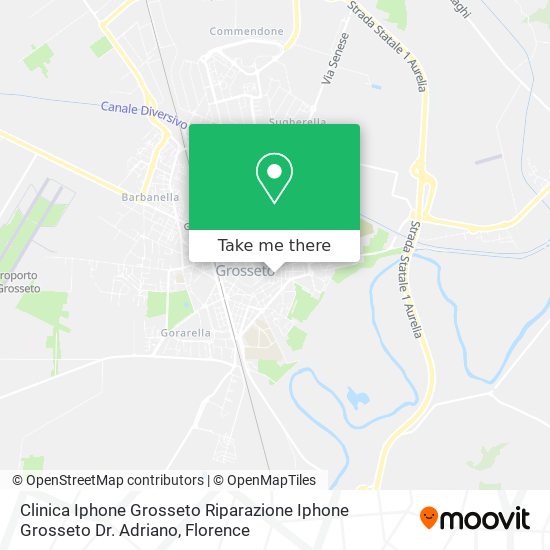 Clinica Iphone Grosseto Riparazione Iphone Grosseto Dr. Adriano map