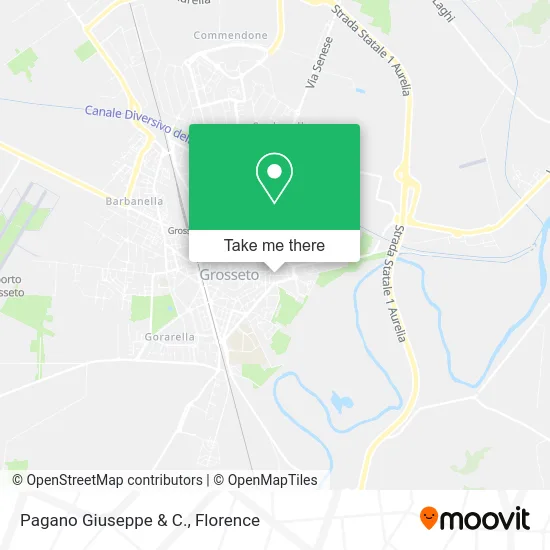 Giuseppe Pagano & Co. map