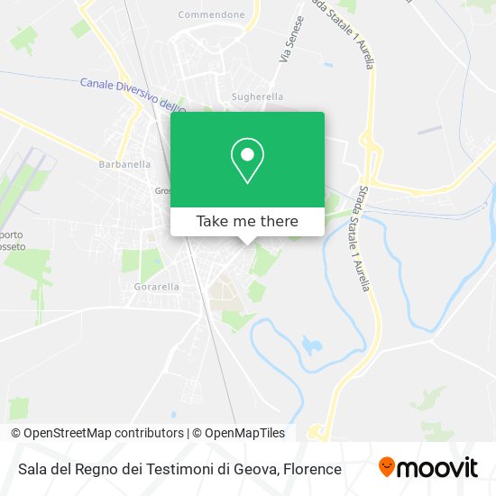 Sala del Regno dei Testimoni di Geova map
