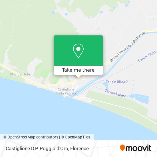 Castiglione D.P. Poggio d'Oro map