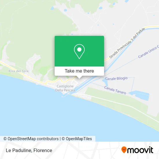 Le Paduline map