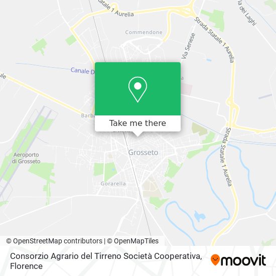 Consorzio Agrario del Tirreno Società Cooperativa map