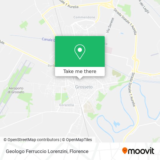 Geologo Ferruccio Lorenzini map