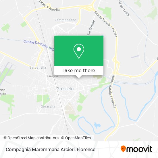 Compagnia Maremmana Arcieri map
