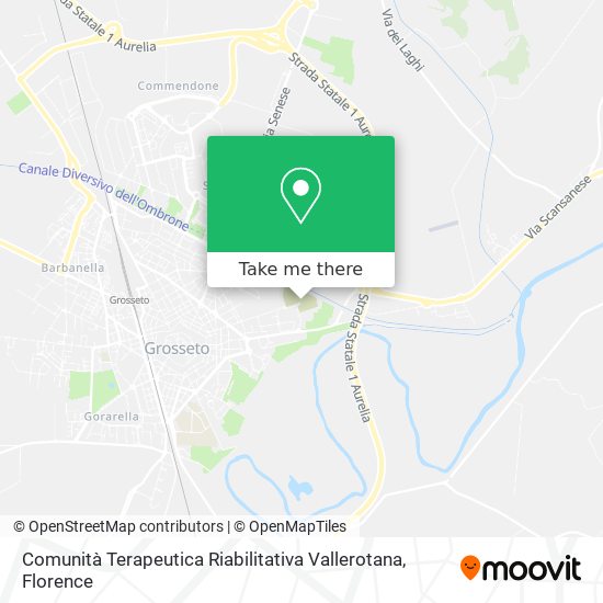 Comunità Terapeutica Riabilitativa Vallerotana map