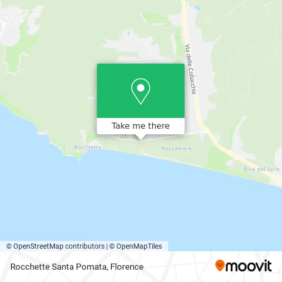 Rocchette Santa Pomata map