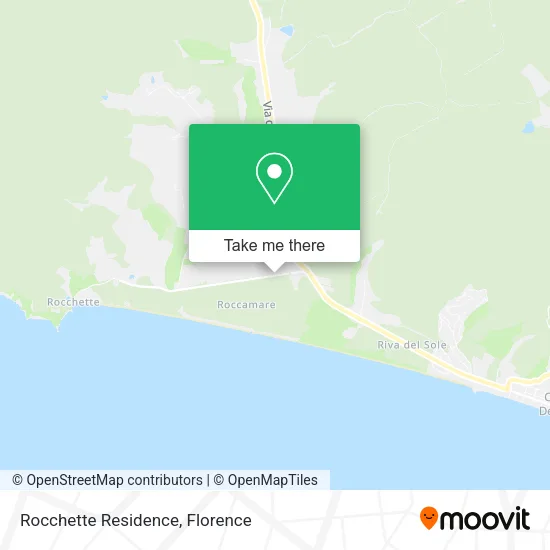 Rocchette Residence map