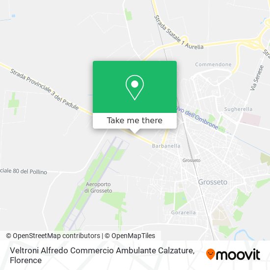 Veltroni Alfredo Commercio Ambulante Calzature map