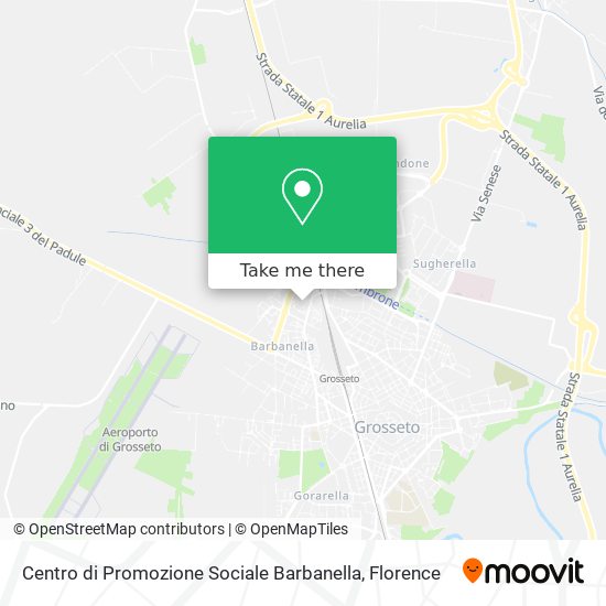 Centro di Promozione Sociale Barbanella map