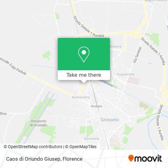 Caos di Oriundo Giusep map