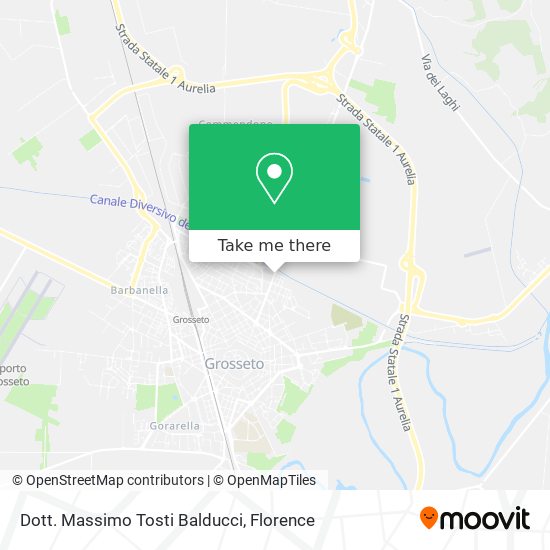 Dott. Massimo Tosti Balducci map